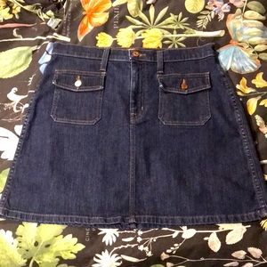 J. Crew Denim Mini Skirt